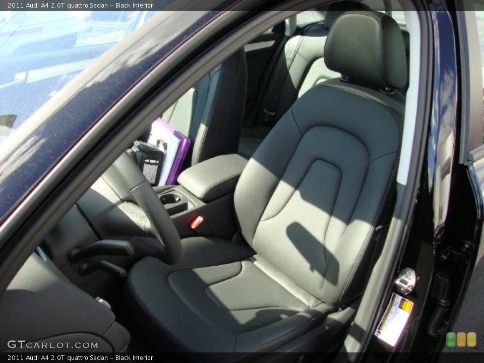 Black Interior Photo for the 2011 Audi A4 2.0T quattro Sedan #38185392