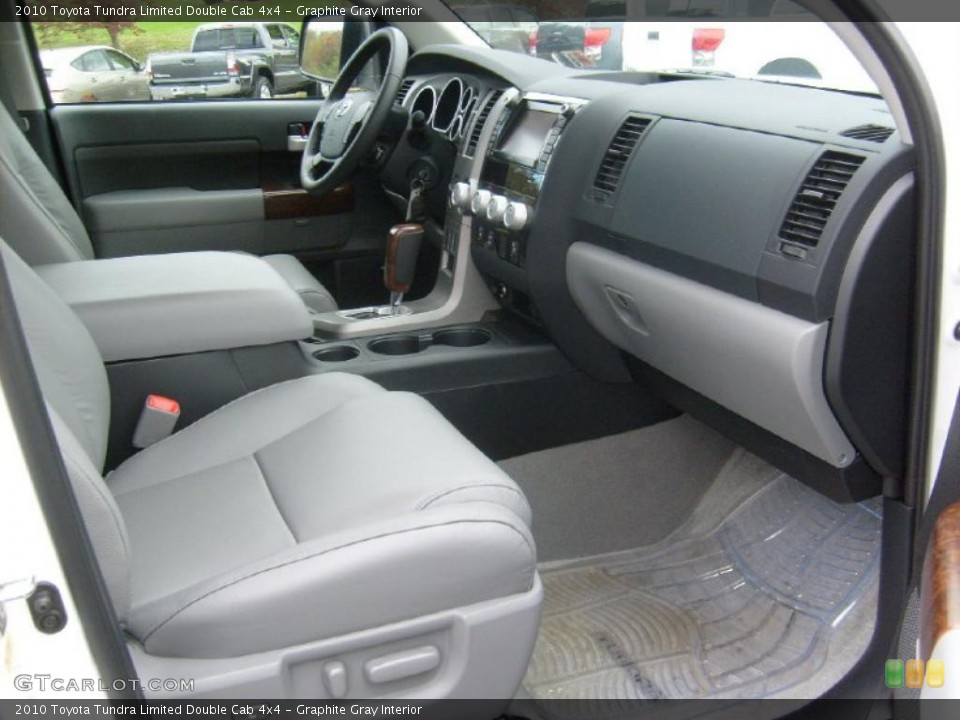 Graphite Gray Interior Photo for the 2010 Toyota Tundra Limited Double Cab 4x4 #38185464