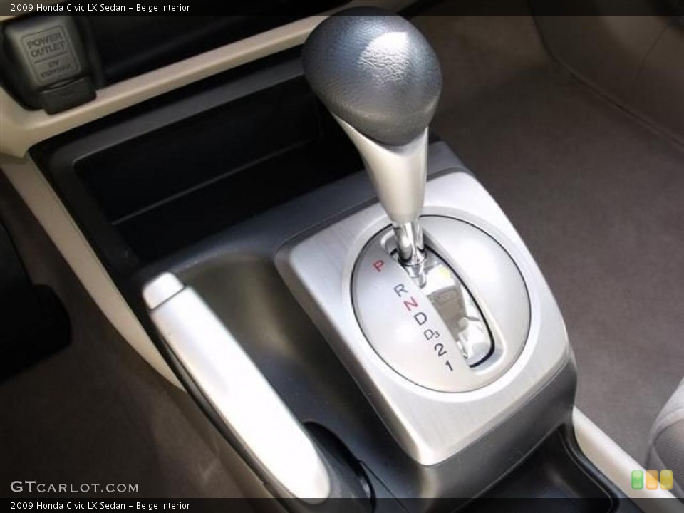 Beige Interior Transmission for the 2009 Honda Civic LX Sedan #38185884