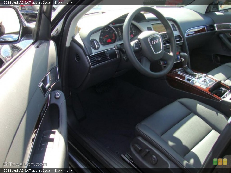 Black Interior Photo for the 2011 Audi A6 3.0T quattro Sedan #38185912