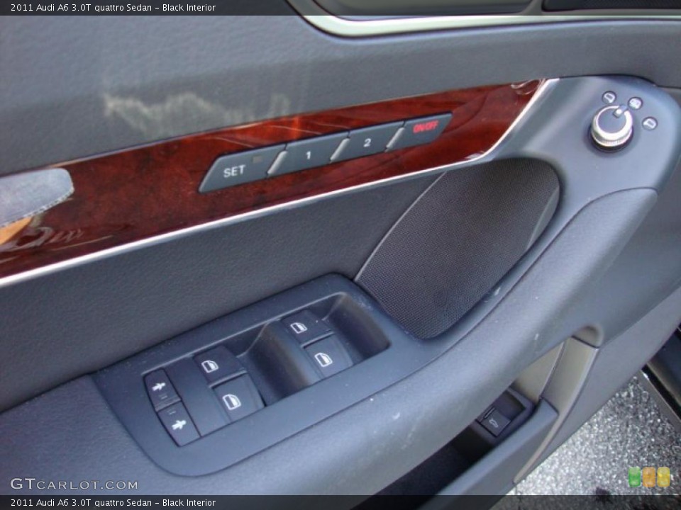 Black Interior Controls for the 2011 Audi A6 3.0T quattro Sedan #38185944