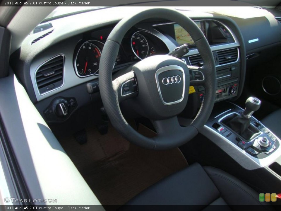 Black Interior Photo for the 2011 Audi A5 2.0T quattro Coupe #38186464