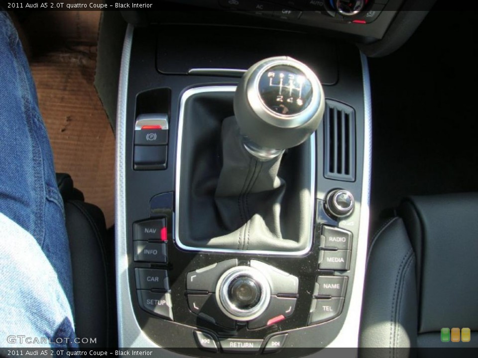 Black Interior Transmission for the 2011 Audi A5 2.0T quattro Coupe #38186756