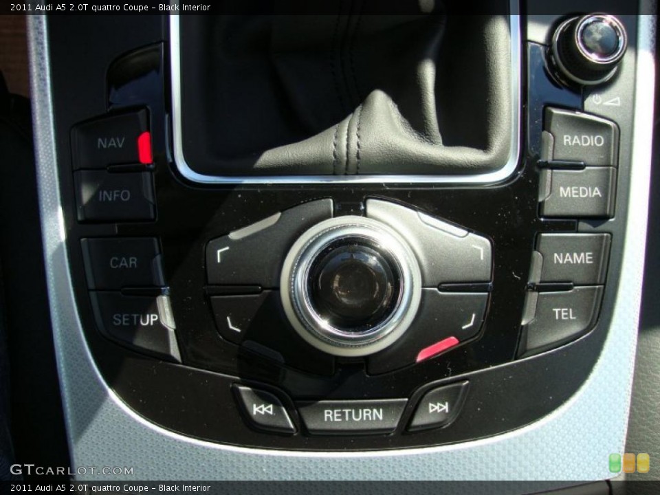 Black Interior Controls for the 2011 Audi A5 2.0T quattro Coupe #38186776