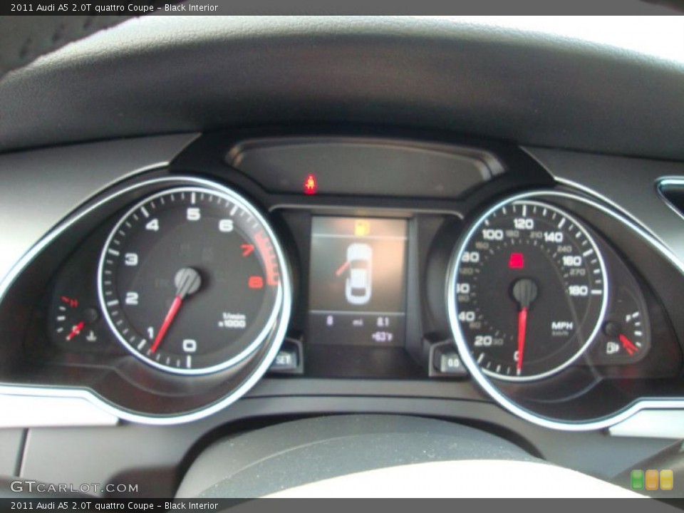 Black Interior Gauges for the 2011 Audi A5 2.0T quattro Coupe #38186832