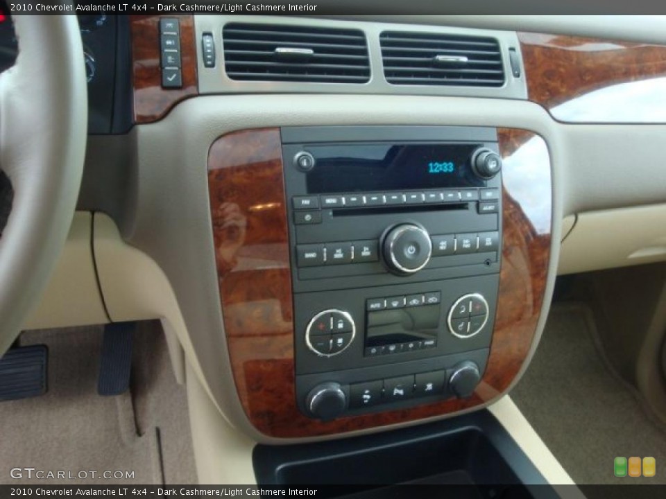 Dark Cashmere/Light Cashmere Interior Controls for the 2010 Chevrolet Avalanche LT 4x4 #38187296