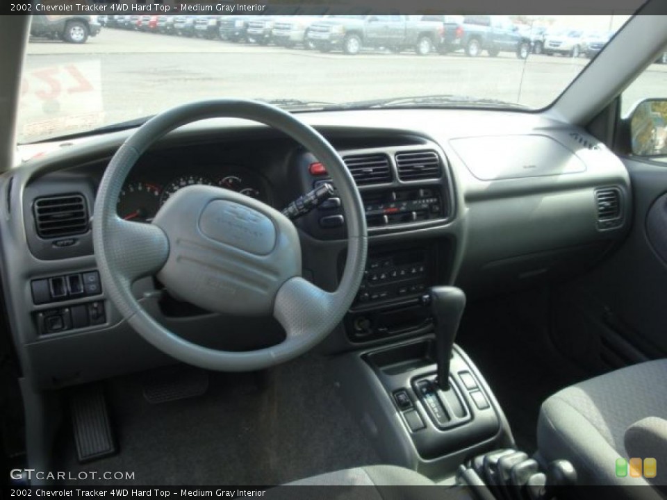 Medium Gray Interior Dashboard for the 2002 Chevrolet Tracker 4WD Hard Top #38187900