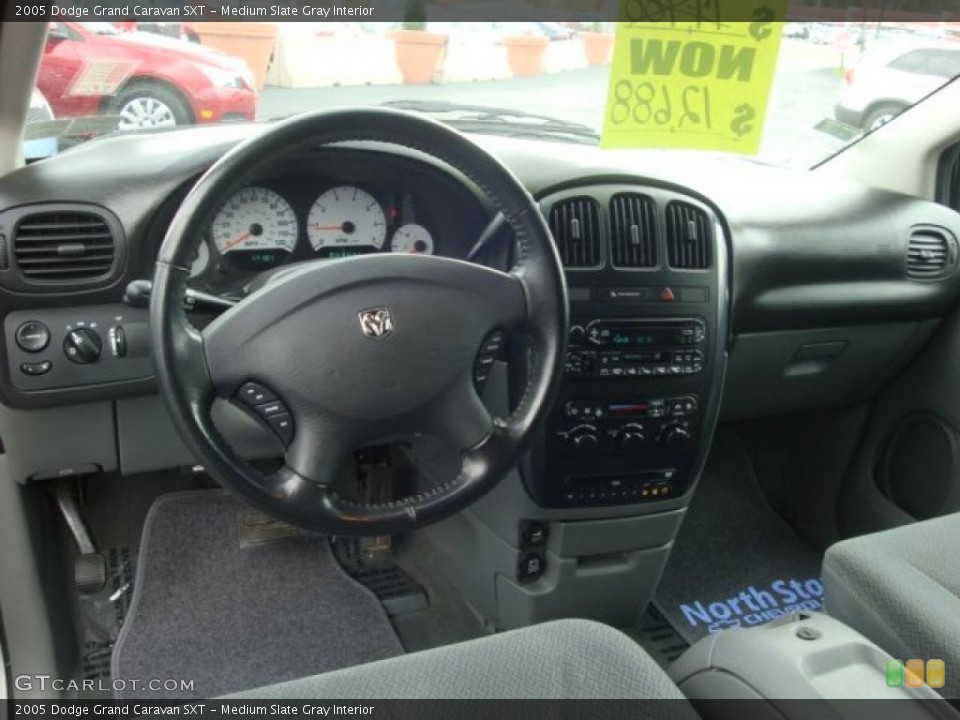 Medium Slate Gray Interior Dashboard for the 2005 Dodge Grand Caravan SXT #38188832