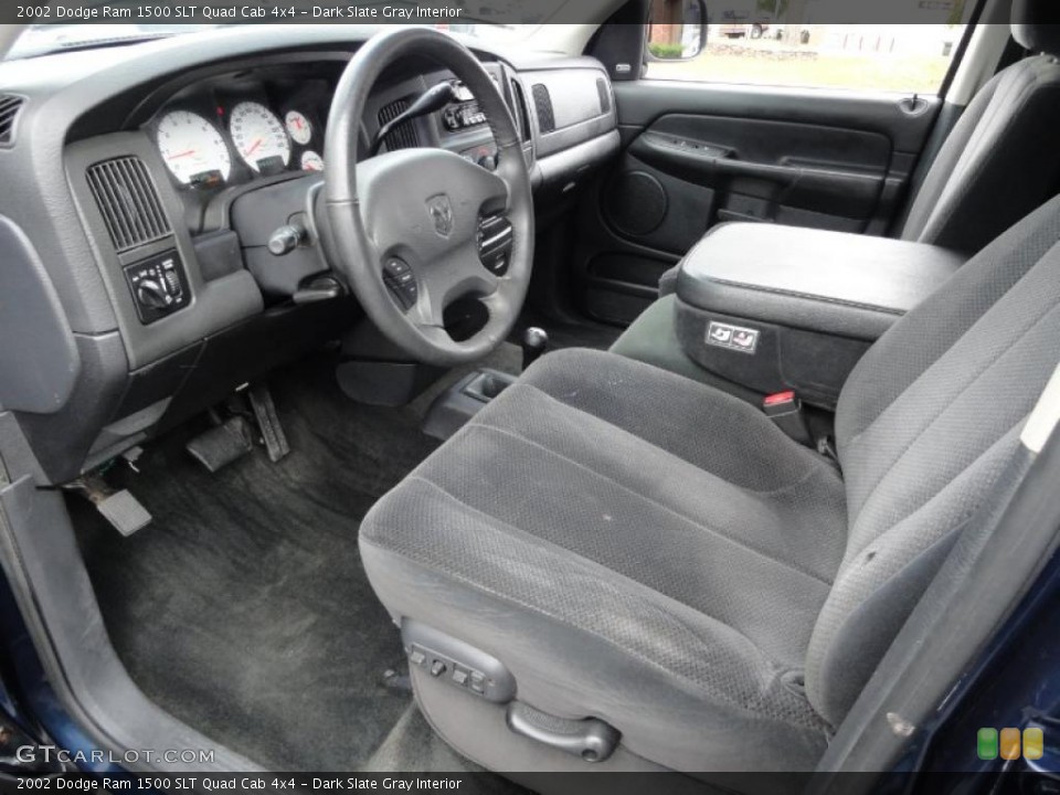 Dark Slate Gray Interior Photo for the 2002 Dodge Ram 1500 SLT Quad Cab 4x4 #38189875