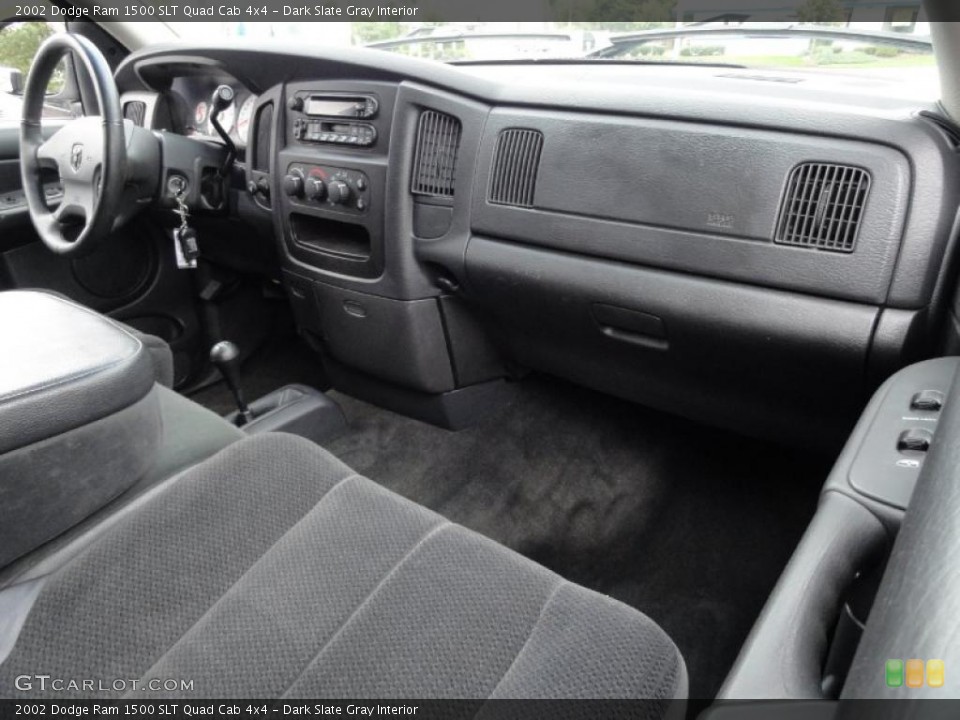 Dark Slate Gray Interior Photo for the 2002 Dodge Ram 1500 SLT Quad Cab 4x4 #38189903