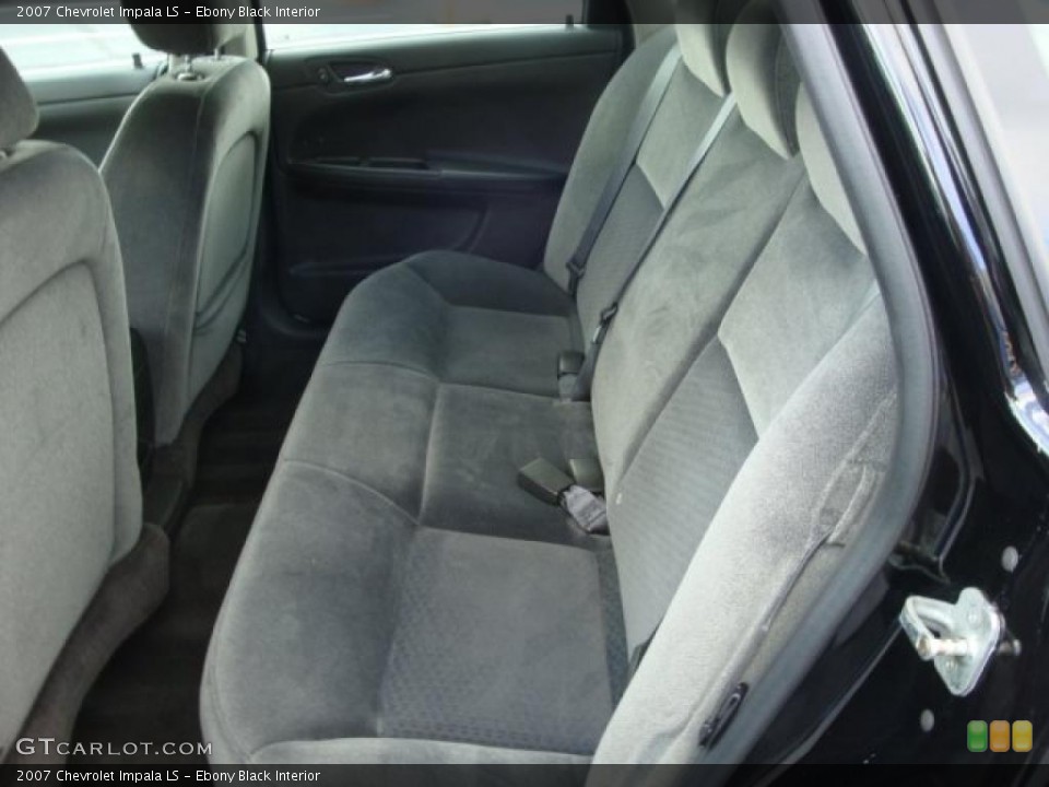 Ebony Black Interior Photo for the 2007 Chevrolet Impala LS #38190048