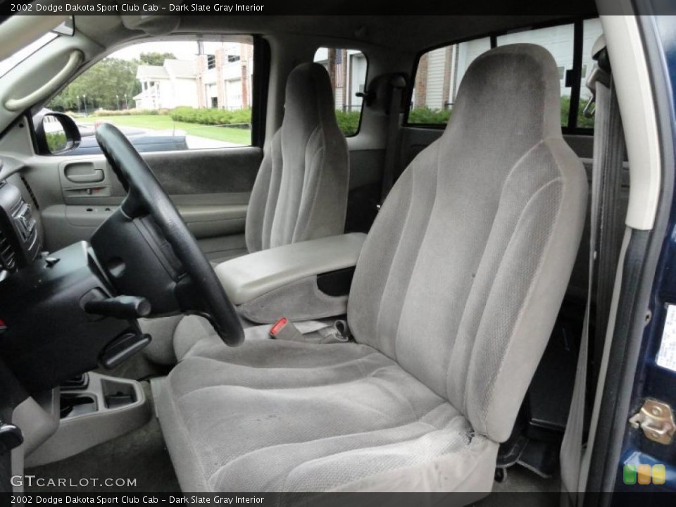 Dark Slate Gray Interior Photo for the 2002 Dodge Dakota Sport Club Cab #38190096