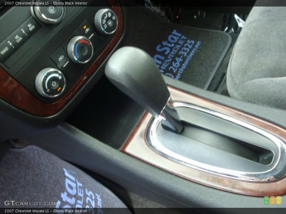 Ebony Black Interior Transmission for the 2007 Chevrolet Impala LS #38190196