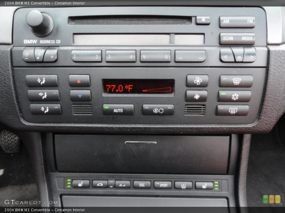 Cinnamon Interior Controls for the 2004 BMW M3 Convertible #38191220