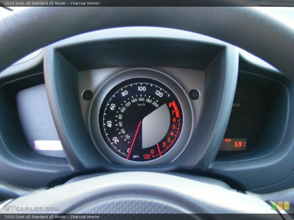 Charcoal Interior Gauges for the 2010 Scion xD  #38194668