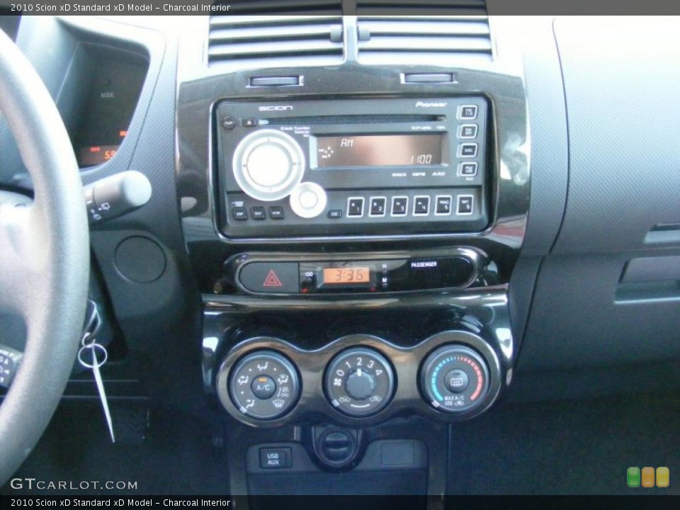 Charcoal Interior Controls for the 2010 Scion xD  #38194700