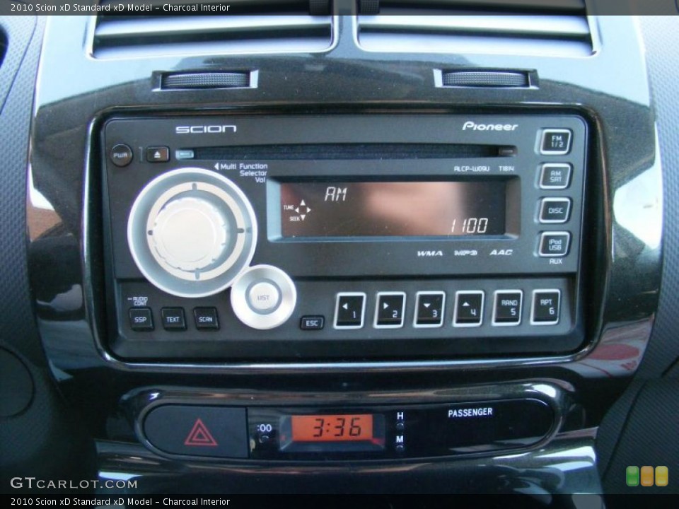 Charcoal Interior Controls for the 2010 Scion xD  #38194720