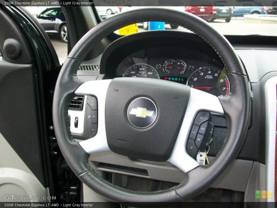 Light Gray Interior Steering Wheel for the 2008 Chevrolet Equinox LT AWD #38197236