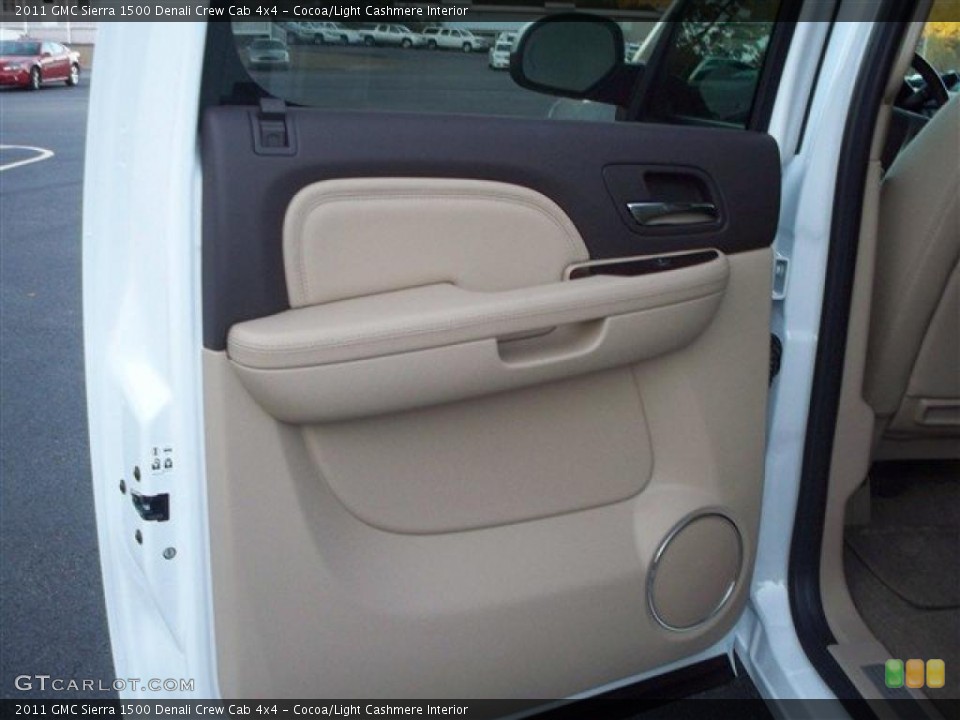 Cocoa/Light Cashmere Interior Photo for the 2011 GMC Sierra 1500 Denali Crew Cab 4x4 #38198528
