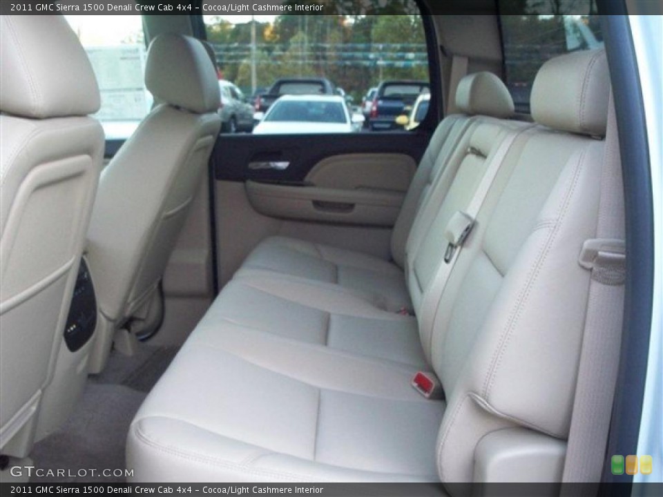 Cocoa/Light Cashmere Interior Photo for the 2011 GMC Sierra 1500 Denali Crew Cab 4x4 #38198544