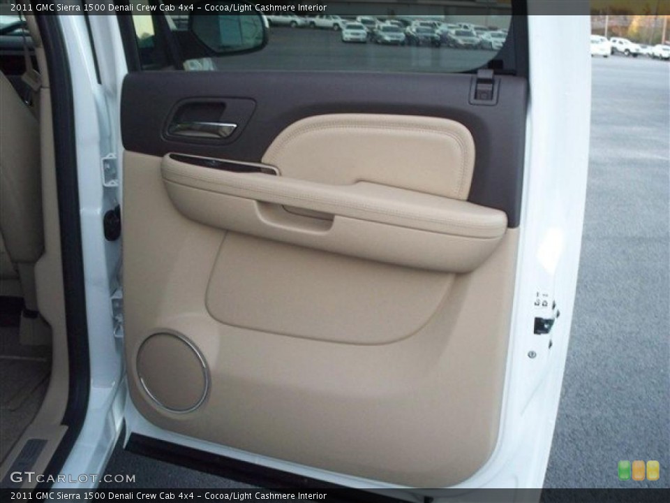 Cocoa/Light Cashmere Interior Photo for the 2011 GMC Sierra 1500 Denali Crew Cab 4x4 #38198560