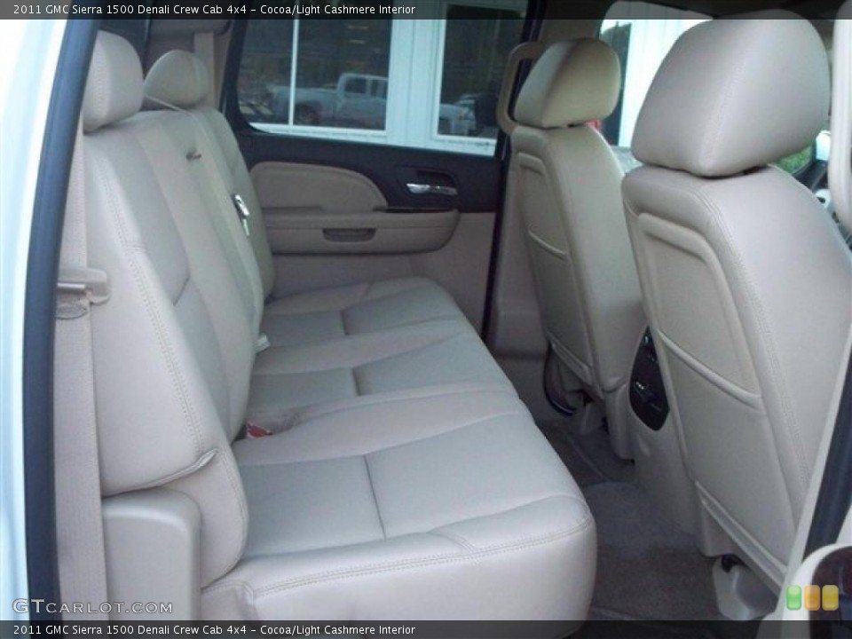 Cocoa/Light Cashmere Interior Photo for the 2011 GMC Sierra 1500 Denali Crew Cab 4x4 #38198576