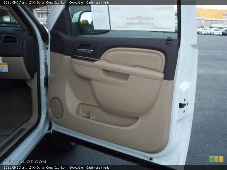 Cocoa/Light Cashmere Interior Photo for the 2011 GMC Sierra 1500 Denali Crew Cab 4x4 #38198588