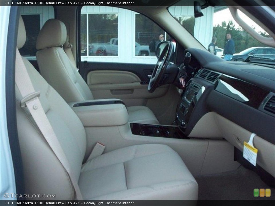 Cocoa/Light Cashmere Interior Photo for the 2011 GMC Sierra 1500 Denali Crew Cab 4x4 #38198604