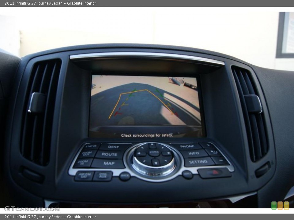 Graphite Interior Navigation for the 2011 Infiniti G 37 Journey Sedan #38199660