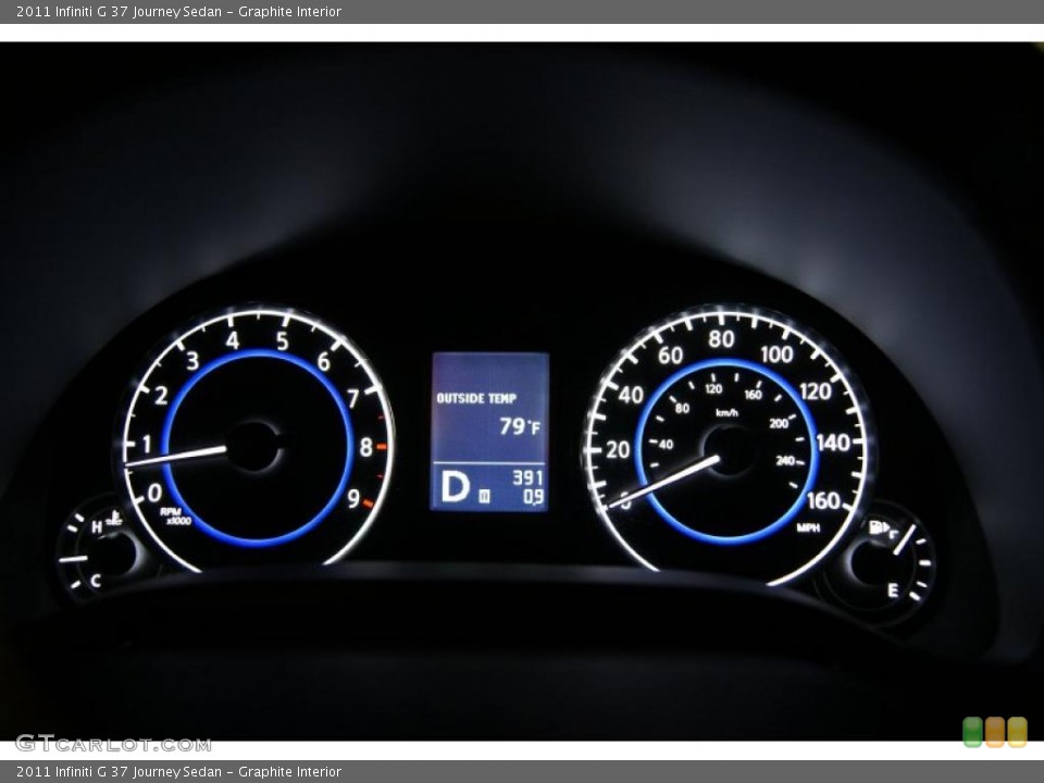 Graphite Interior Gauges for the 2011 Infiniti G 37 Journey Sedan #38199764