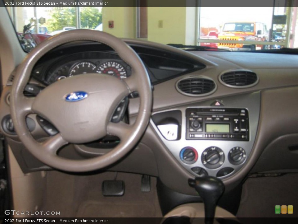 Medium Parchment Interior Dashboard for the 2002 Ford Focus ZTS Sedan #38199992