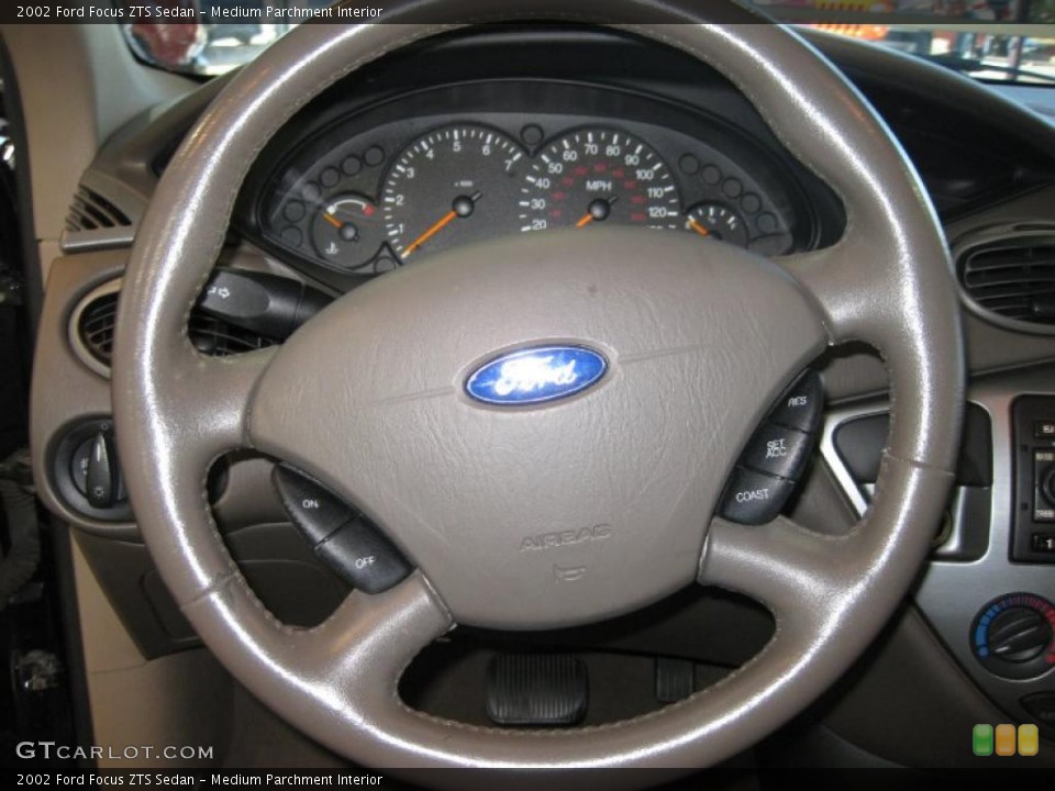 Medium Parchment Interior Steering Wheel for the 2002 Ford Focus ZTS Sedan #38200020