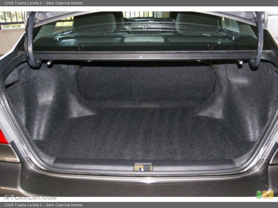 Dark Charcoal Interior Trunk for the 2008 Toyota Corolla S #38200064