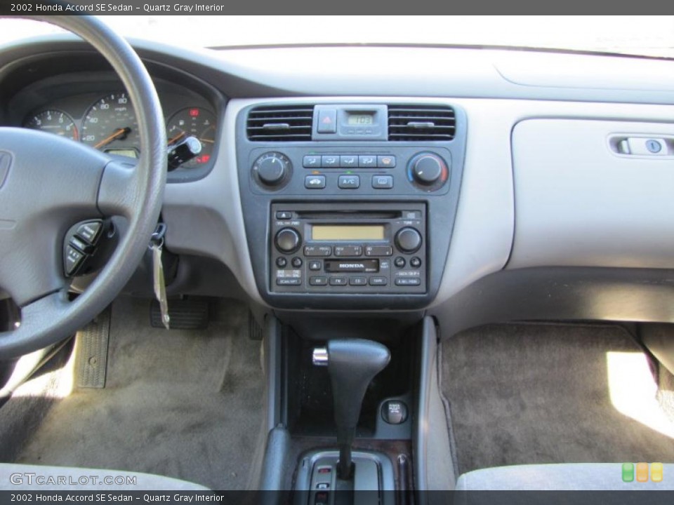 Quartz Gray Interior Dashboard for the 2002 Honda Accord SE Sedan #38200448