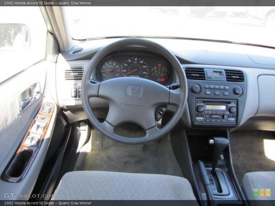 Quartz Gray Interior Dashboard for the 2002 Honda Accord SE Sedan #38200464