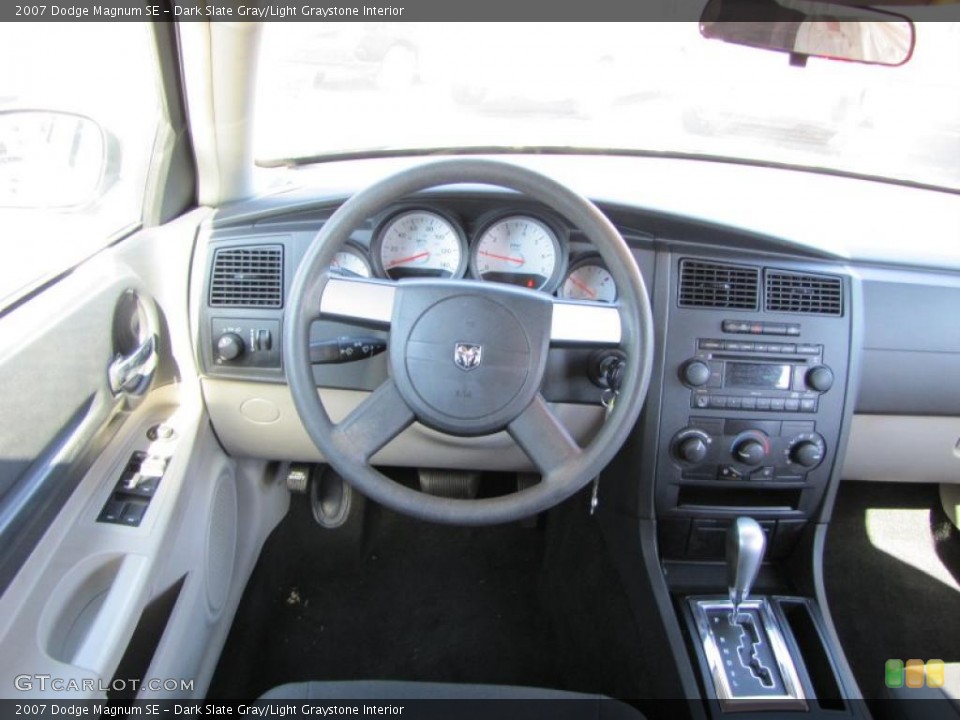 Dark Slate Gray/Light Graystone Interior Steering Wheel for the 2007 Dodge Magnum SE #38200720
