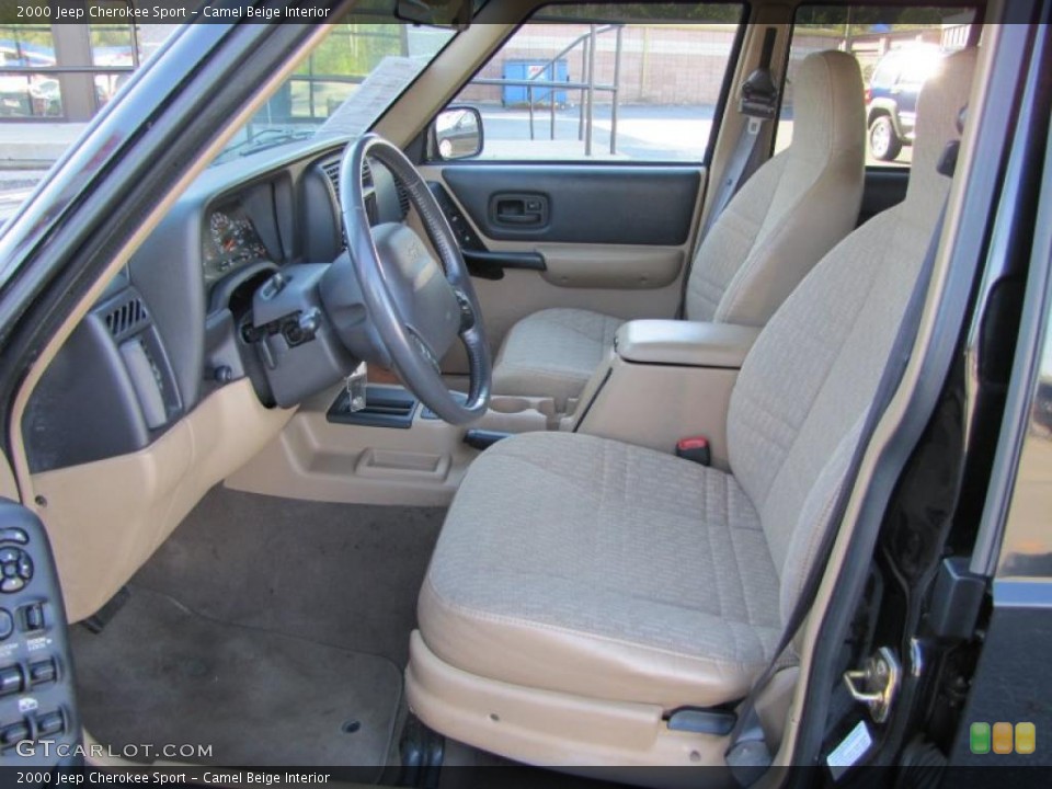 Camel Beige Interior Photo for the 2000 Jeep Cherokee Sport #38201964