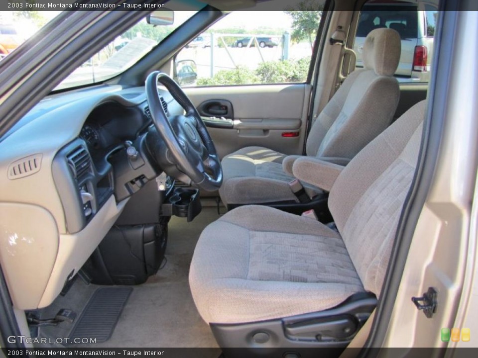 Taupe Interior Photo for the 2003 Pontiac Montana MontanaVision #38202448