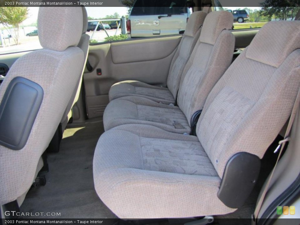 Taupe Interior Photo for the 2003 Pontiac Montana MontanaVision #38202480