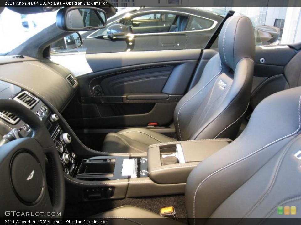 Obsidian Black Interior Photo for the 2011 Aston Martin DBS Volante #38202632