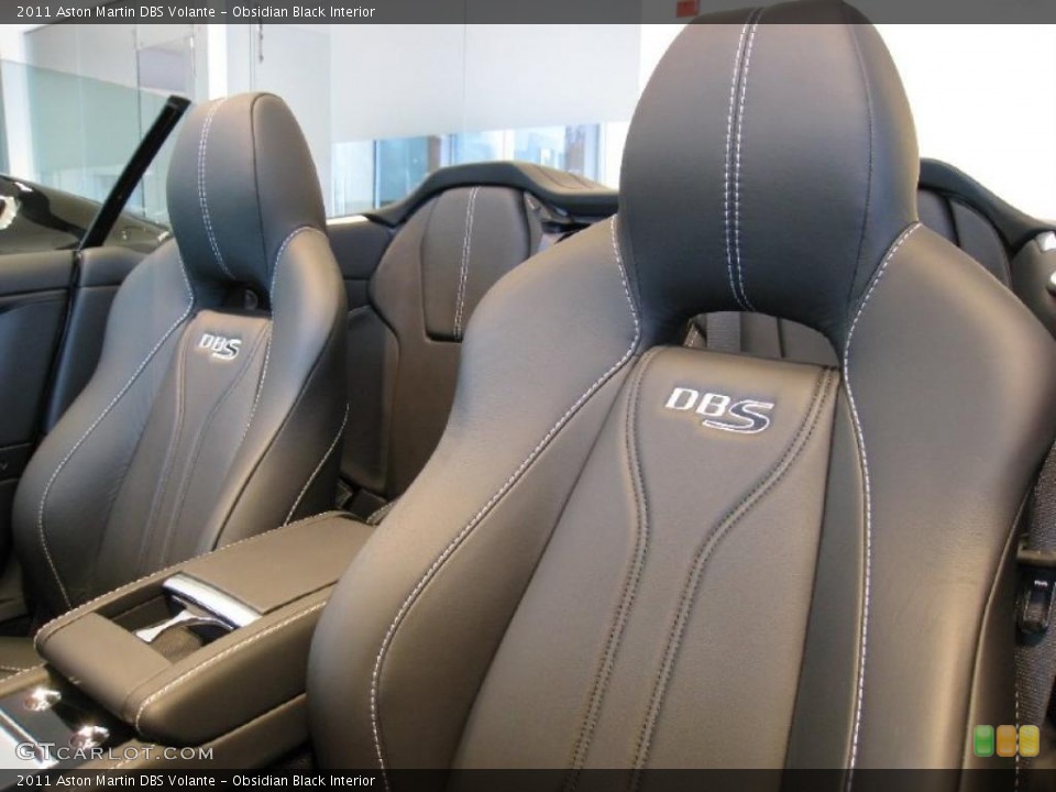 Obsidian Black Interior Photo for the 2011 Aston Martin DBS Volante #38202652
