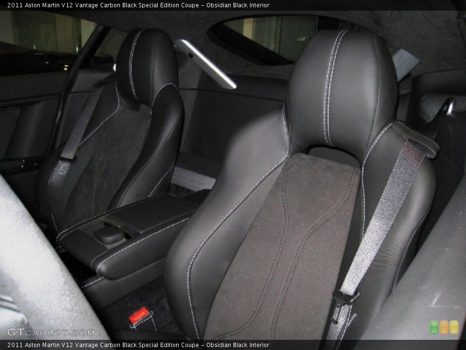 Obsidian Black Interior Photo for the 2011 Aston Martin V12 Vantage Carbon Black Special Edition Coupe #38203056