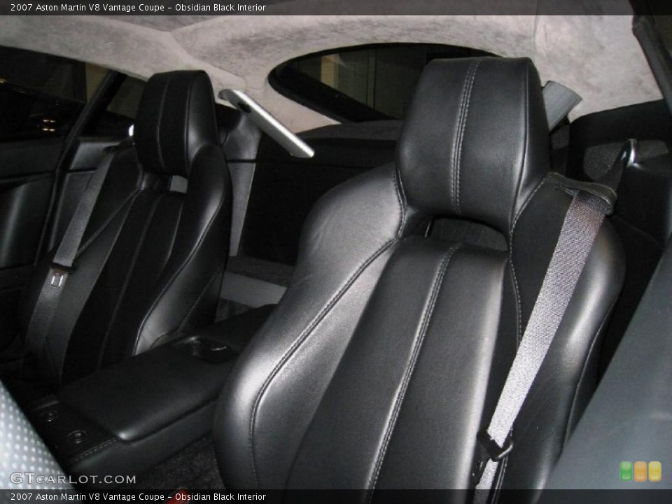 Obsidian Black Interior Photo for the 2007 Aston Martin V8 Vantage Coupe #38203424