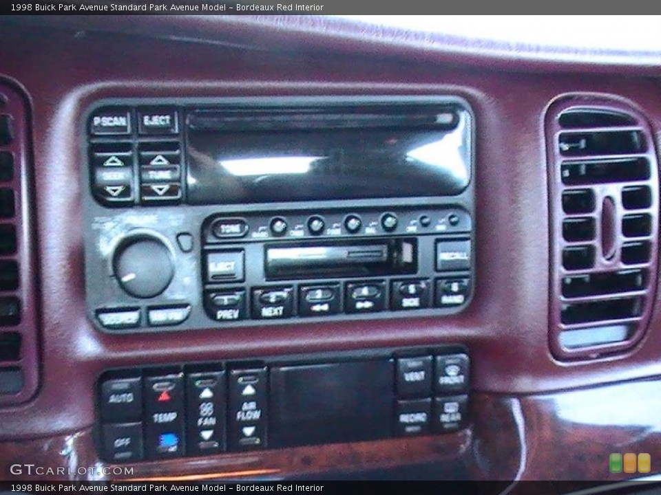 Bordeaux Red Interior Controls for the 1998 Buick Park Avenue  #38203660