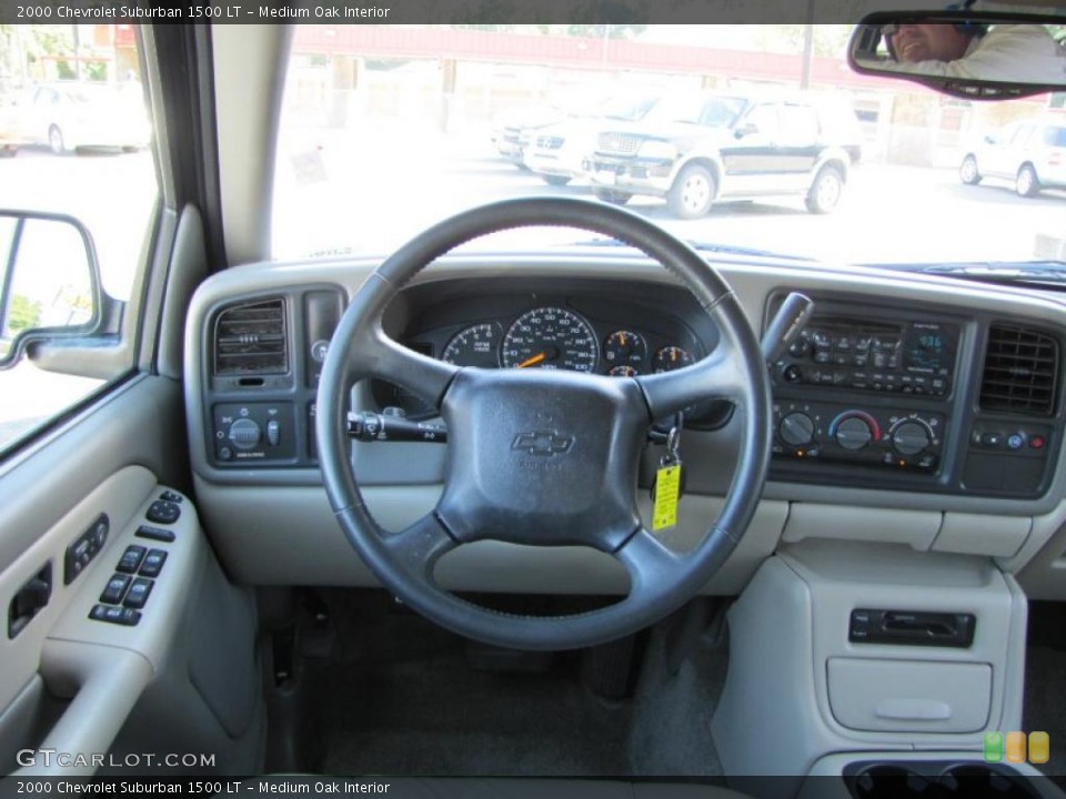 Medium Oak Interior Steering Wheel for the 2000 Chevrolet Suburban 1500 LT #38204136