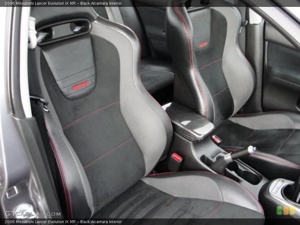 Black Alcantara Interior Photo for the 2006 Mitsubishi Lancer Evolution IX MR #38204196