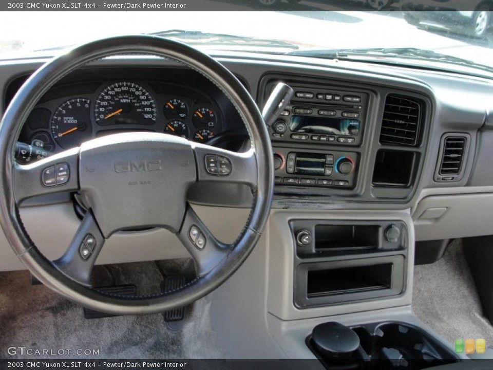 Pewter/Dark Pewter Interior Dashboard for the 2003 GMC Yukon XL SLT 4x4 #38204372