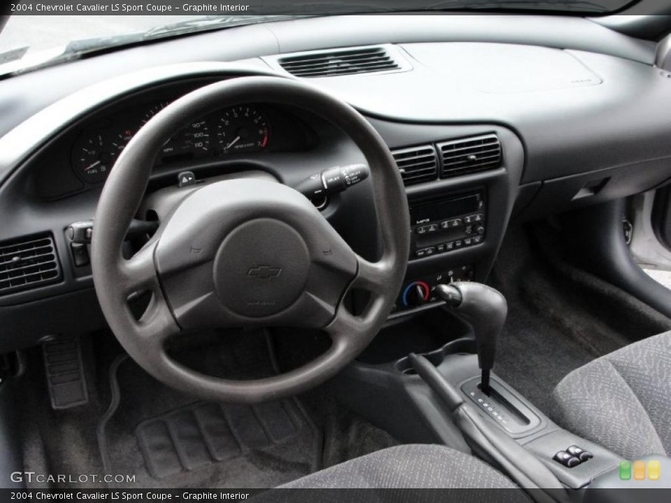 Graphite Interior Dashboard for the 2004 Chevrolet Cavalier LS Sport Coupe #38204552