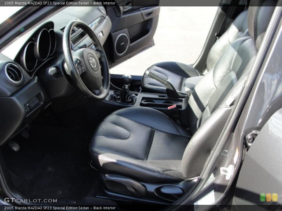 Black Interior Photo for the 2005 Mazda MAZDA3 SP23 Special Edition Sedan #38204792