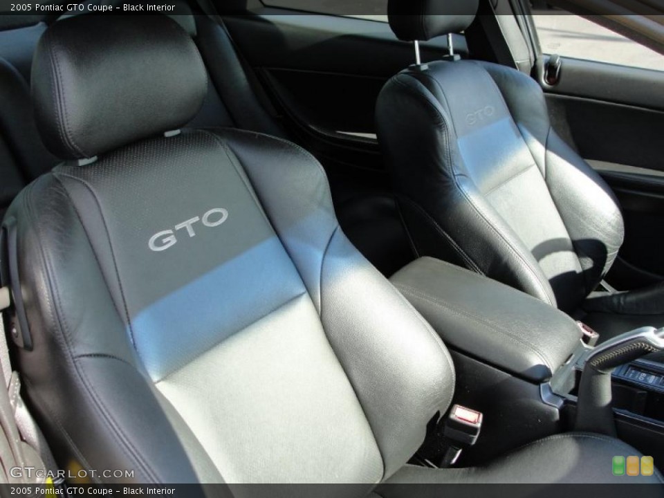 Black Interior Photo for the 2005 Pontiac GTO Coupe #38205128